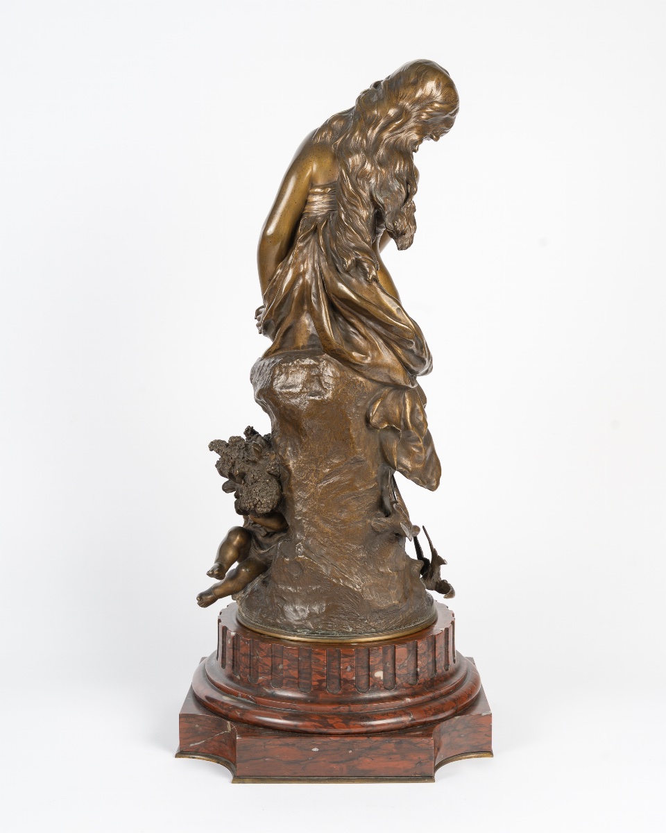 Mathurin MOREAU (1822-1912),  Le Retour Des Hirondelles-photo-2