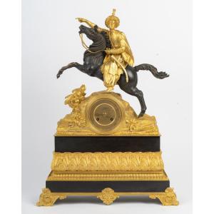 Pendule, Chef insurgé grec, Circa 1830