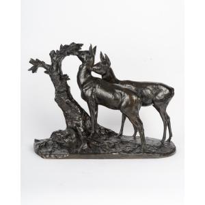 Maximilien Fiot (1886-1953), Two Young Goats