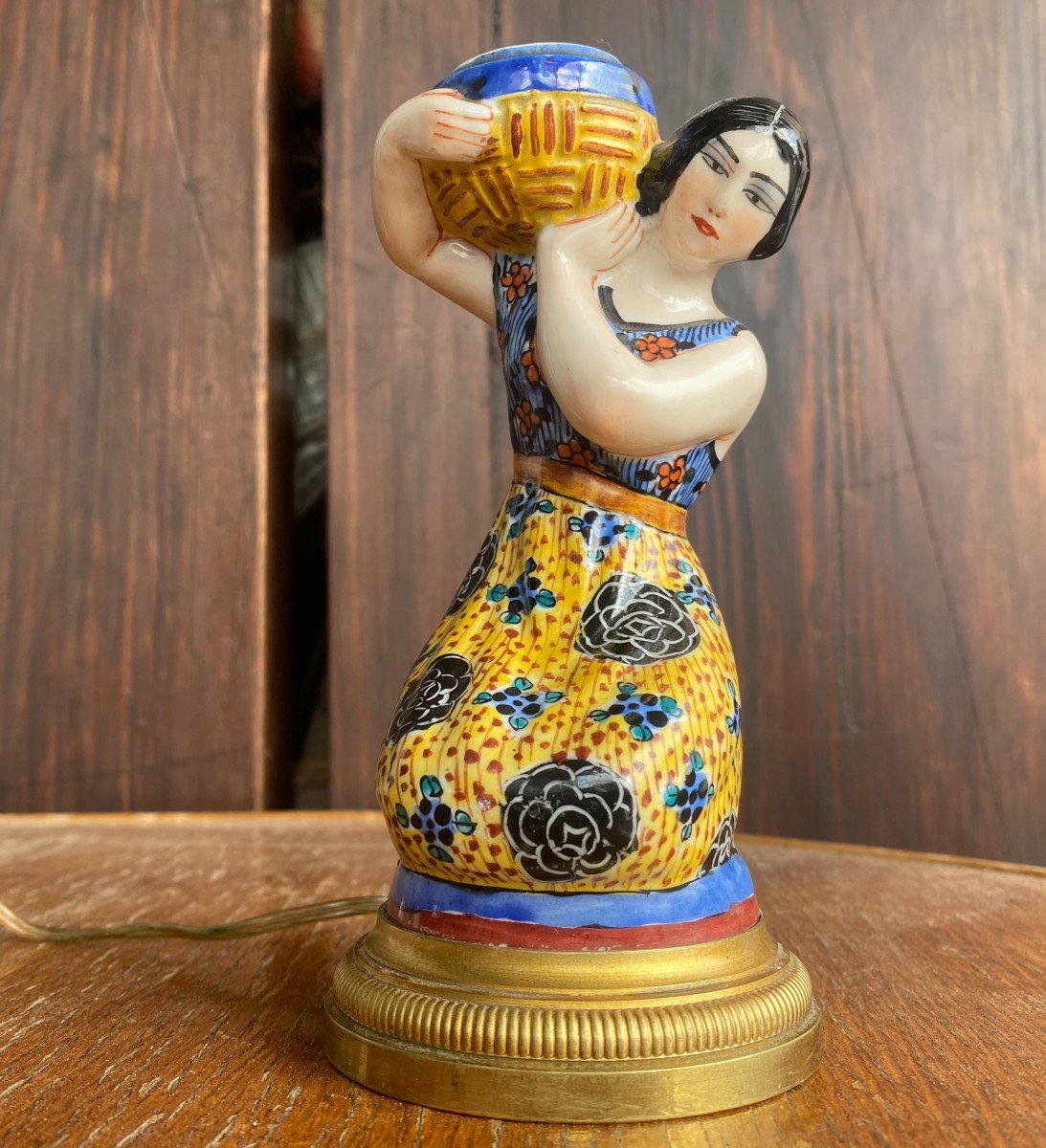 Veilleuse, Brûle parfum En Céramique - Art Déco - 1930-photo-2