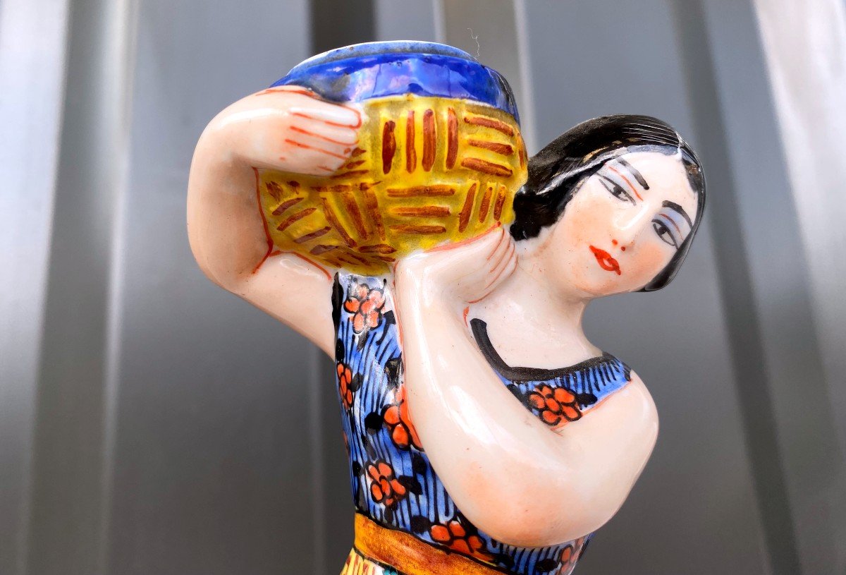 Veilleuse, Brûle parfum En Céramique - Art Déco - 1930-photo-5