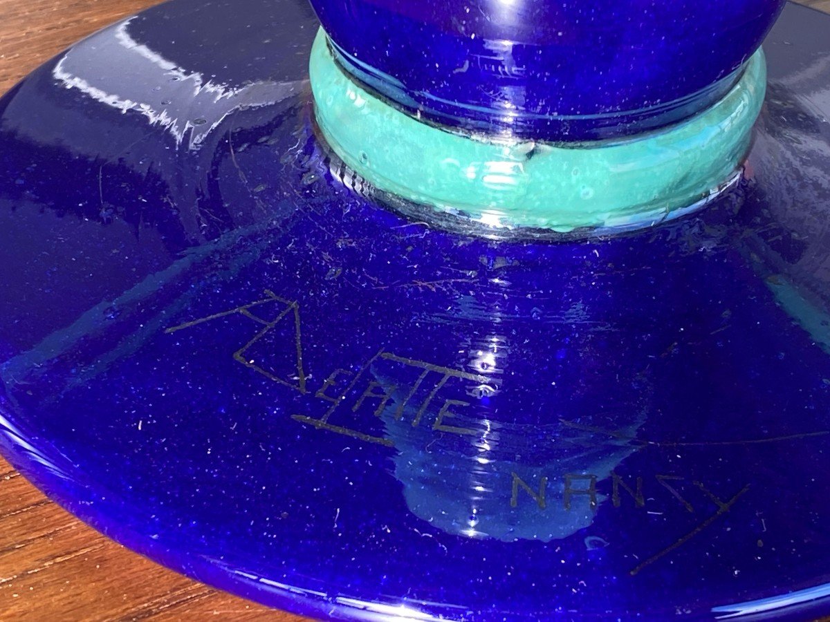 A Delatte - Important Fruit Bowl - XXth-photo-2