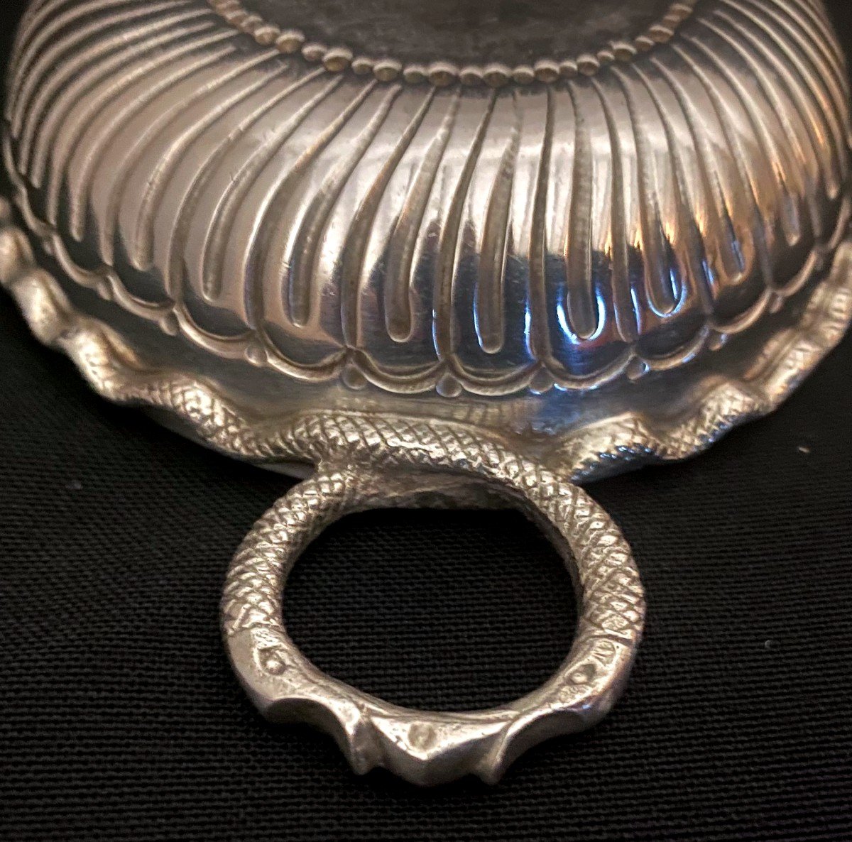 Taste Wine In Sterling Silver From The 19th Century-photo-3