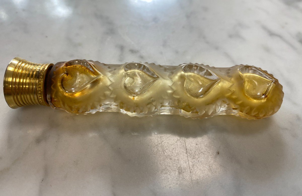 Rare Lalique Bottle For Nina Ricci 1940-1950-photo-3