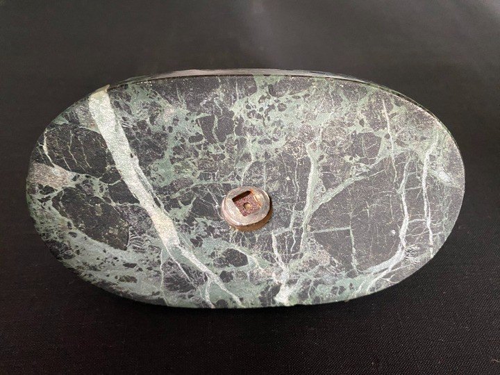 Gilt Bronze Group Anvil Hammer And Seal 19th Century-photo-1