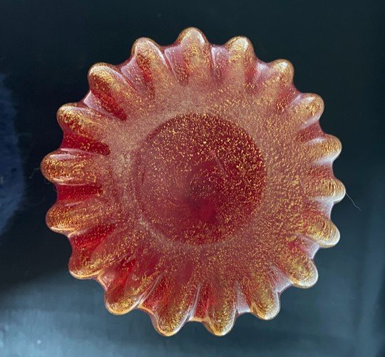Vase Vintage De Barovier Et Toso Murano 1950-photo-2