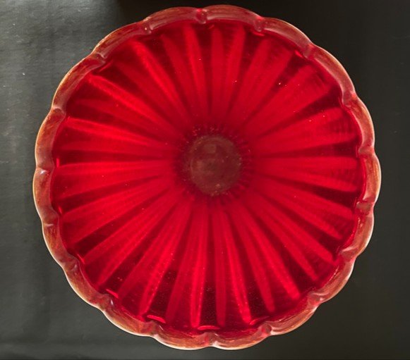 Vase Vintage De Barovier Et Toso Murano 1950-photo-3