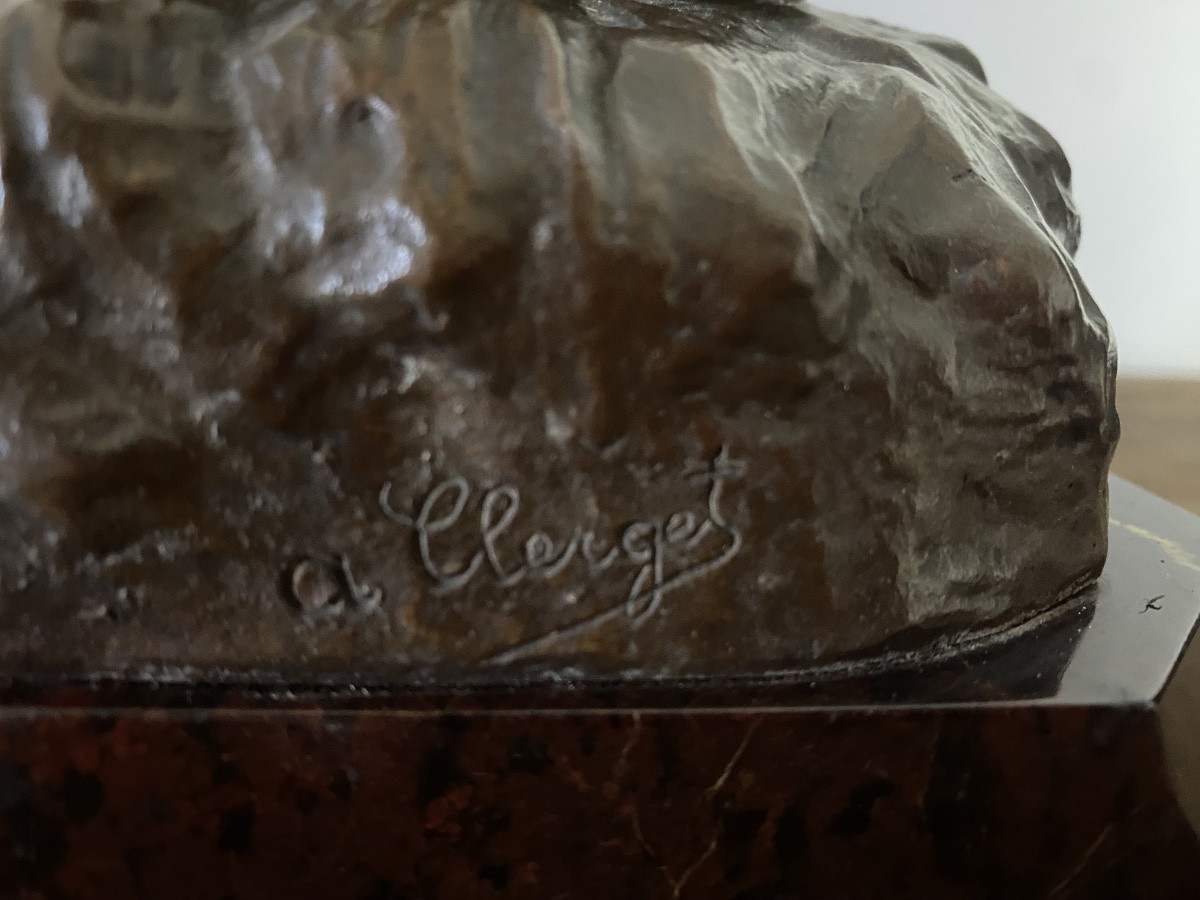 Alexandre CLERGET - Jeune Femme en bronze-photo-3