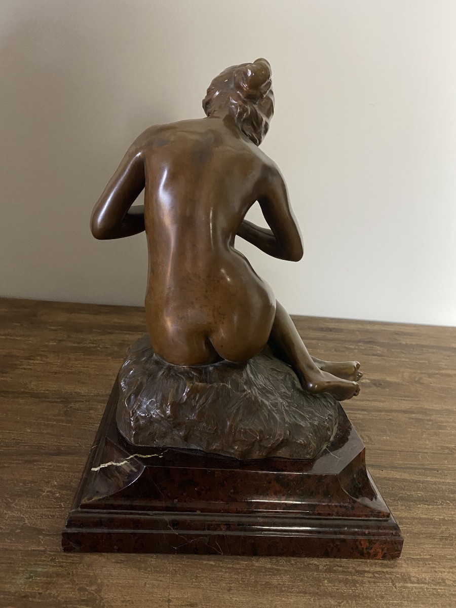 Alexandre CLERGET - Jeune Femme en bronze-photo-5