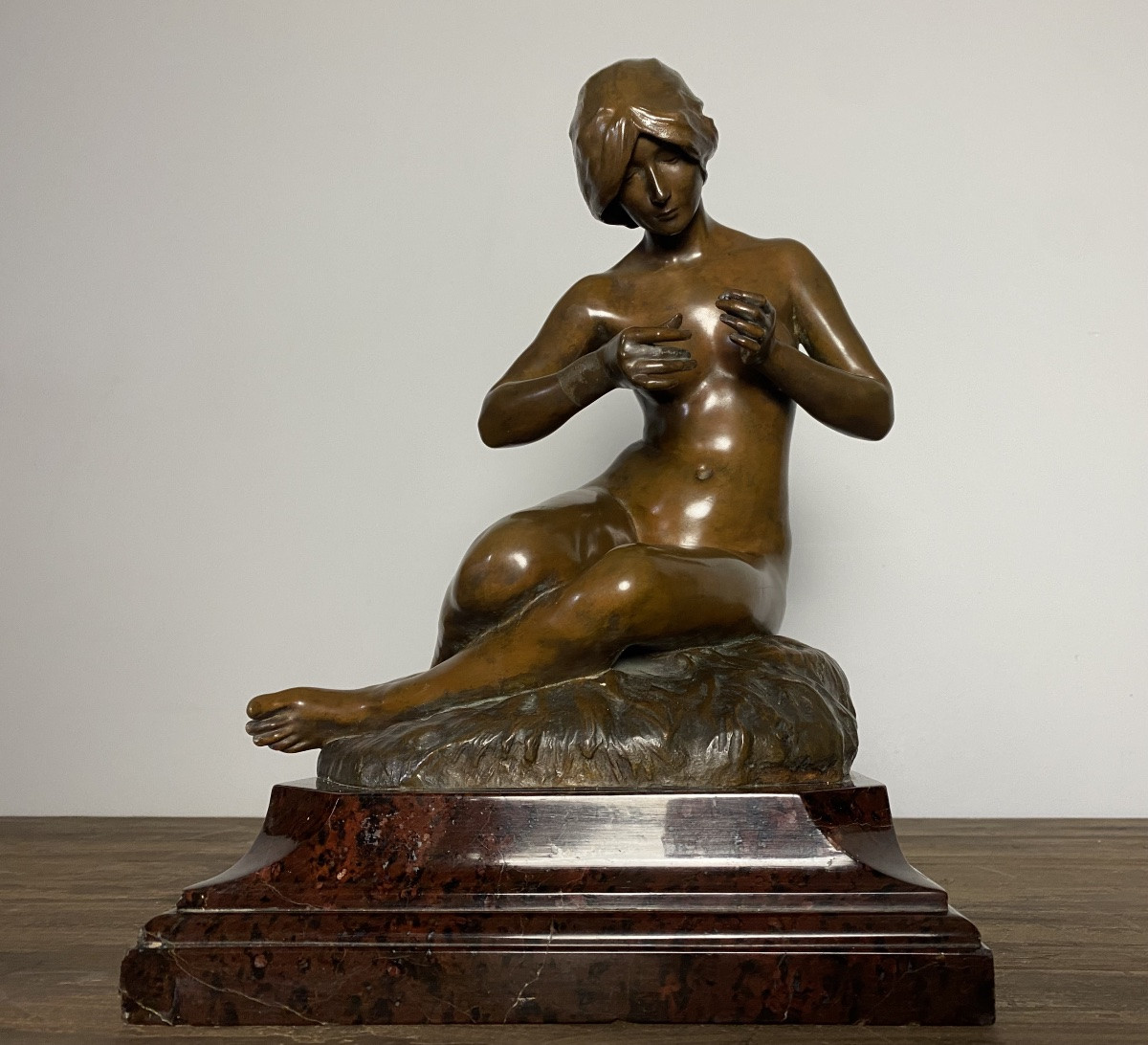 Alexandre CLERGET - Jeune Femme en bronze-photo-7