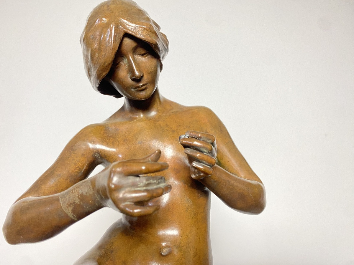 Alexandre CLERGET - Jeune Femme en bronze-photo-8