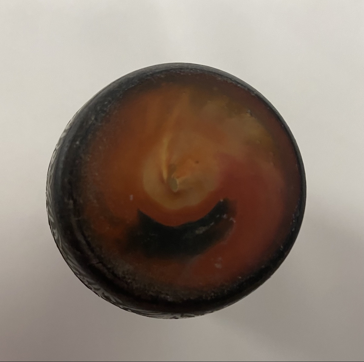 Daum - Small Vase With Vosges Decoration -photo-1