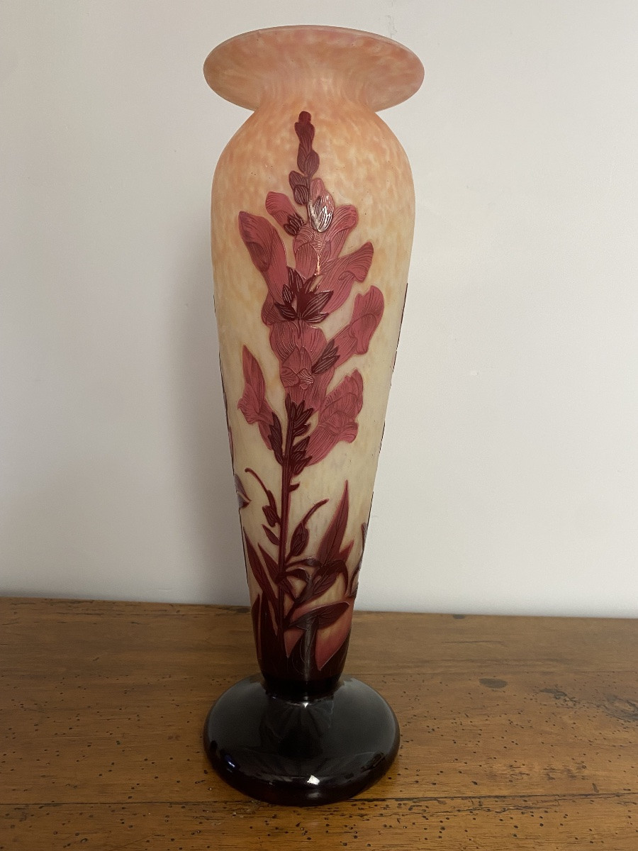 Delattre Nancy- Vase à décor de digitales-photo-2