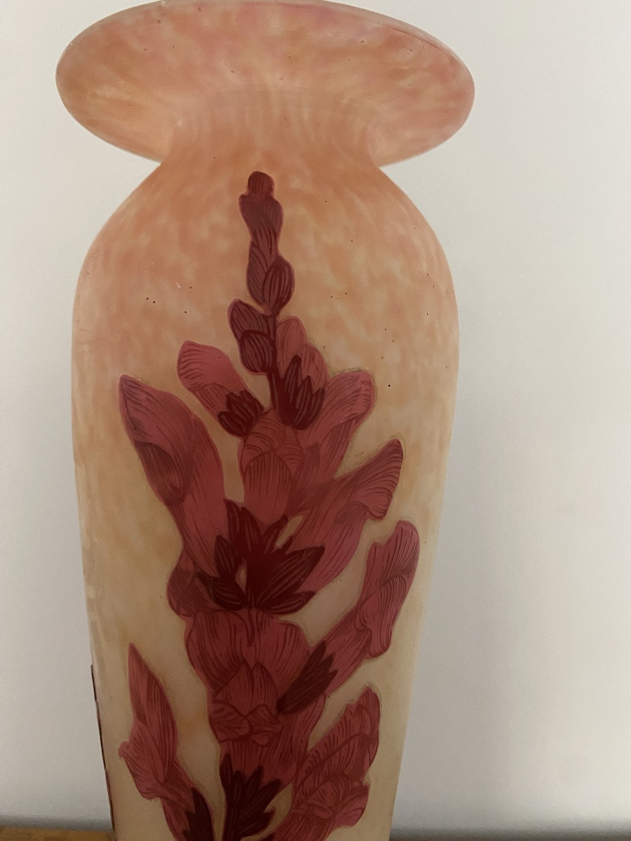 Delattre Nancy- Vase à décor de digitales-photo-4