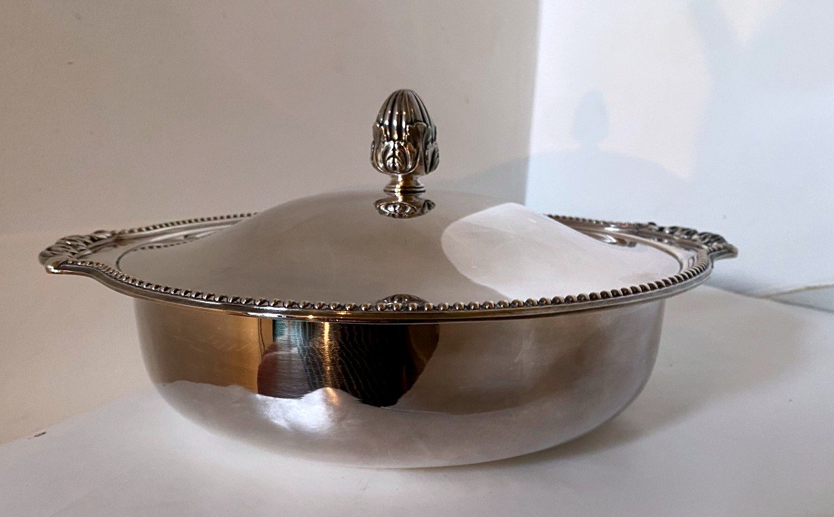 Saint Médard Silver Metal Vegetable Dish