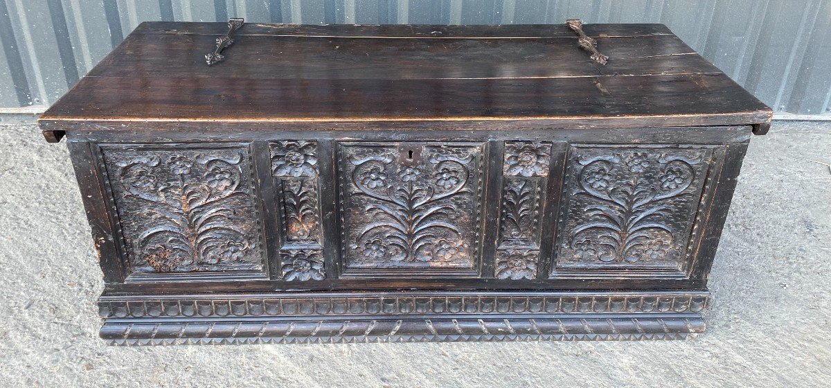 Authentic High Period 17th Century Chest