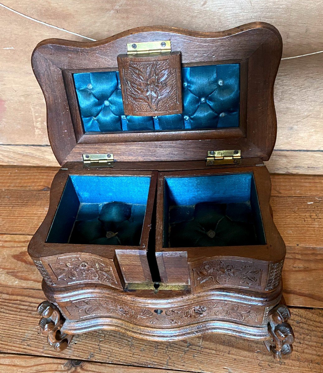 Boxwood Jewelry Box 1900-photo-2