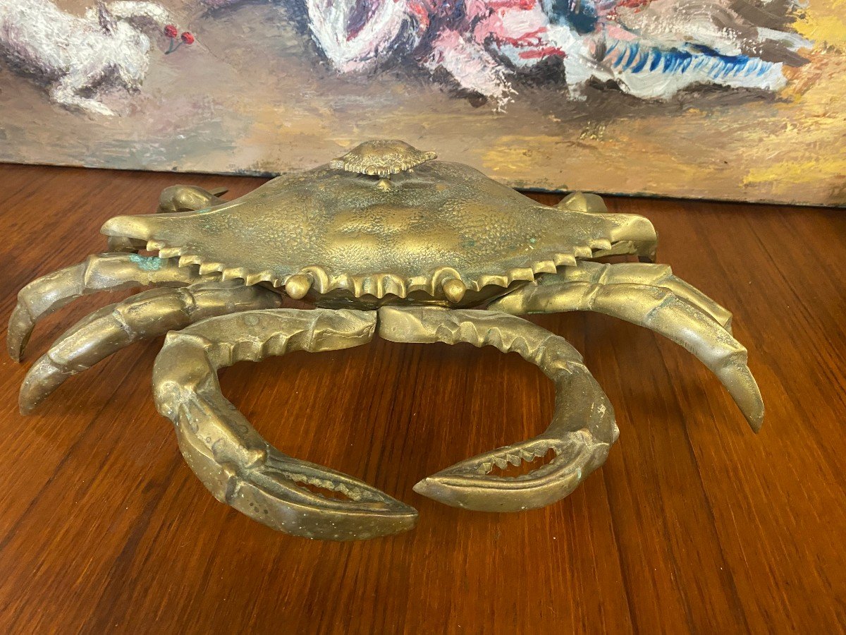 Vide Poche Bronze Crabe-photo-5