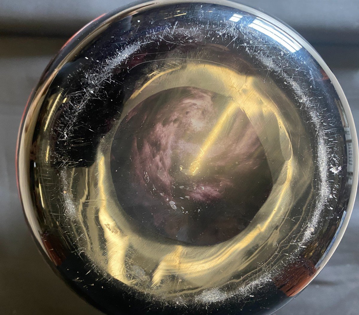 Large Schneider Vase In Glass Paste With Marmonean Decor - 20th Century-photo-7