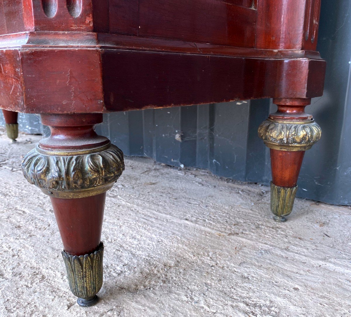 19th Century Mahogany Showcase Library - Louis XVI-photo-6