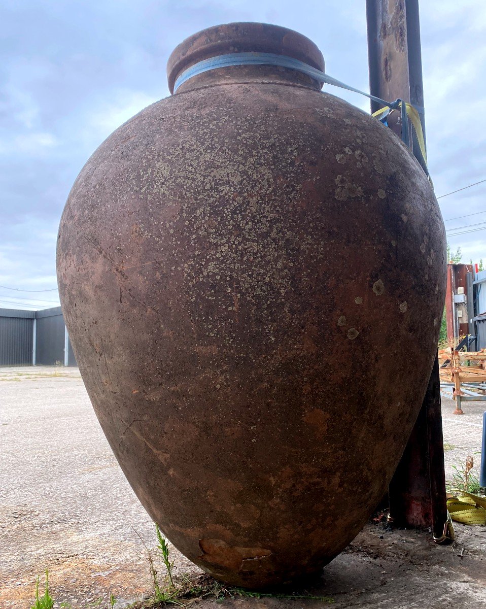 Exceptional And Gigantic Terracotta Jar 19th