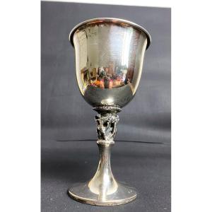 Glass Or Chalice In Sterling Silver 19th