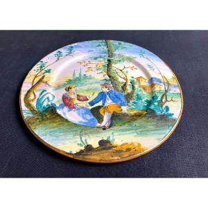 Castelli - Italian Earthenware Plate - 18th Century