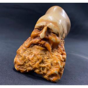 Meerschaum And Amber Pipe - 19th Century