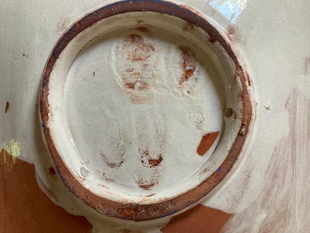Ceramic 1970s Stylized Woman-photo-3