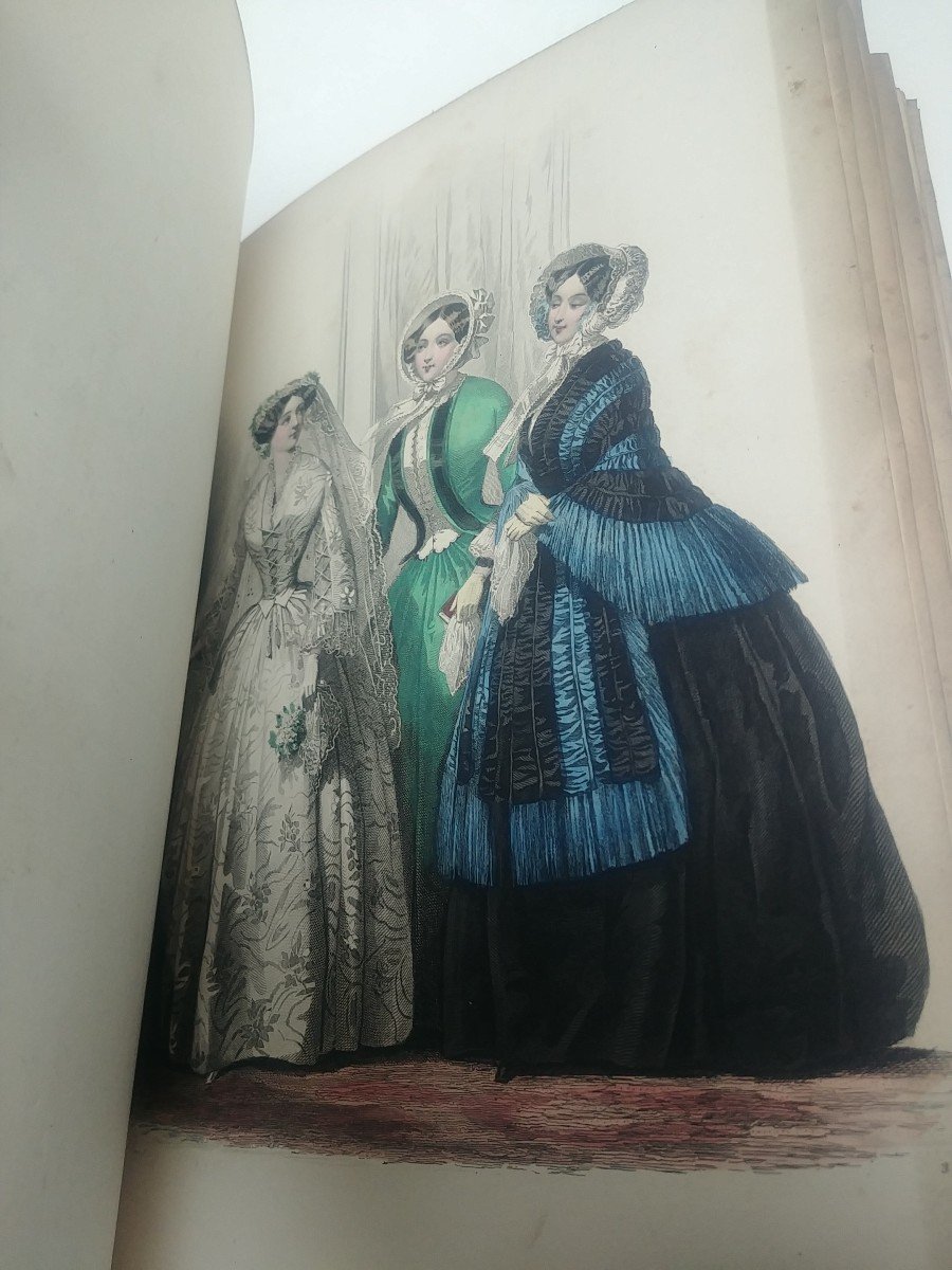 Recueil De 155  Gravures De Mode De 1844 à 1850 Livres Anciens-photo-2