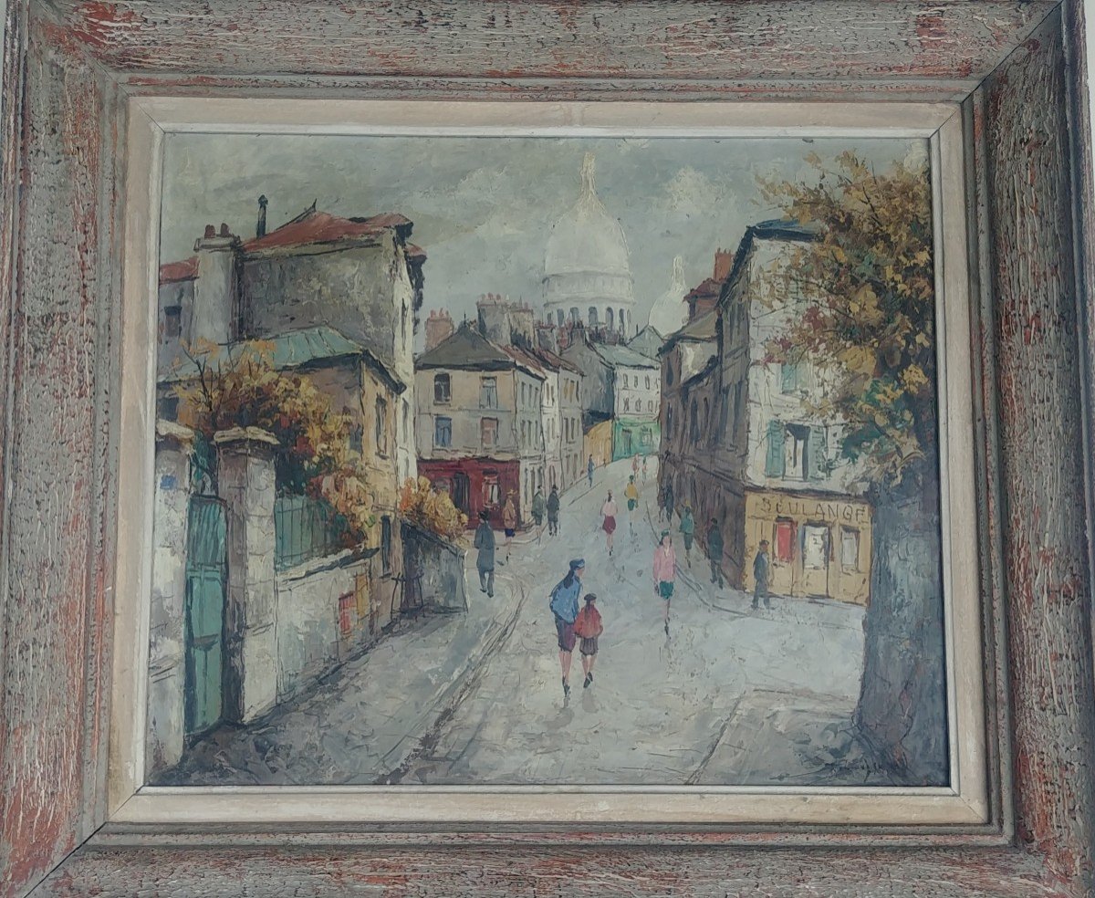 école De Montmartre Sacré-coeur Paris Tableau