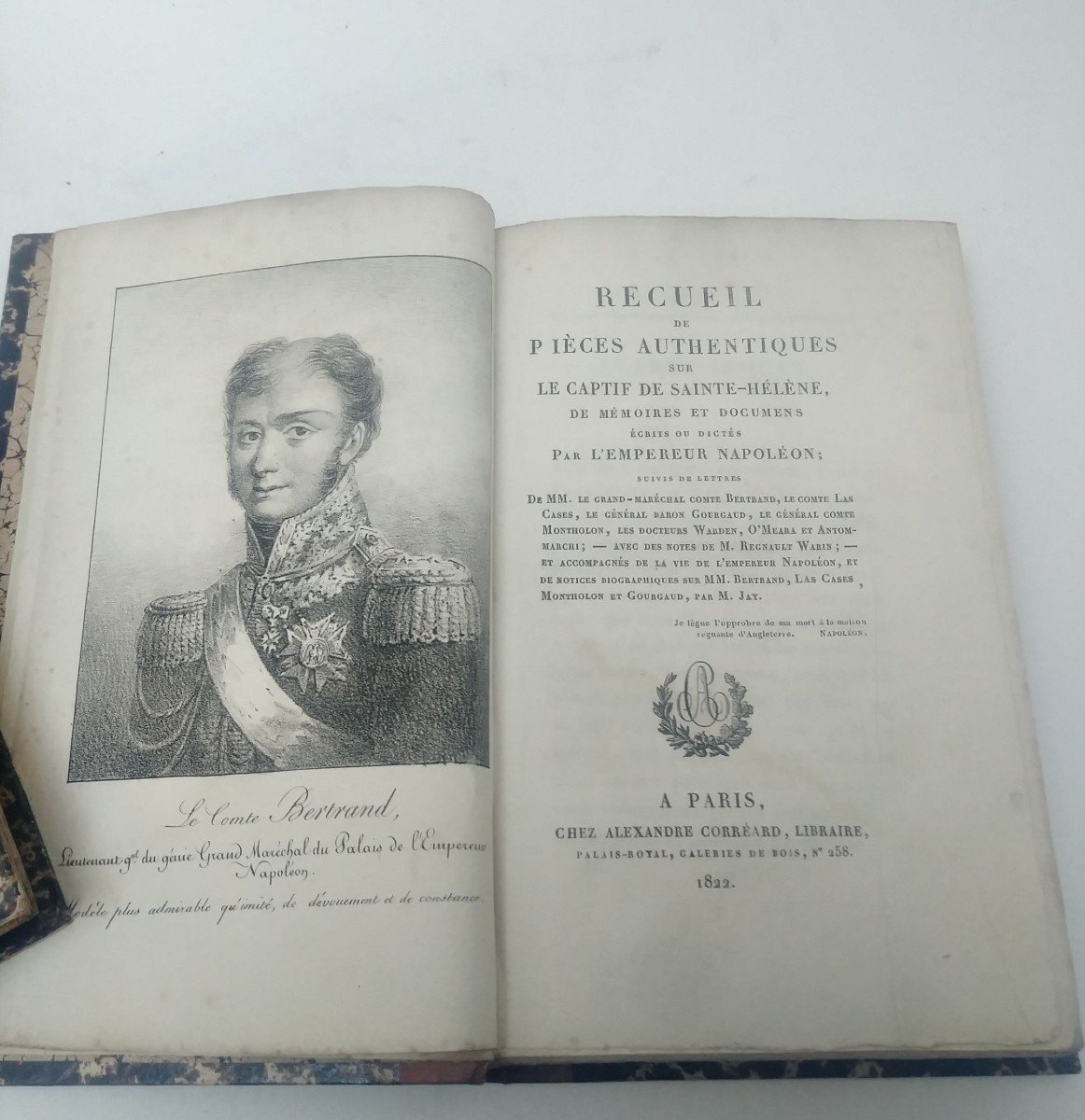 Le Captif De Sainte-hélène 1821-1822 Empereur Napoléon Livres Anciens-photo-1