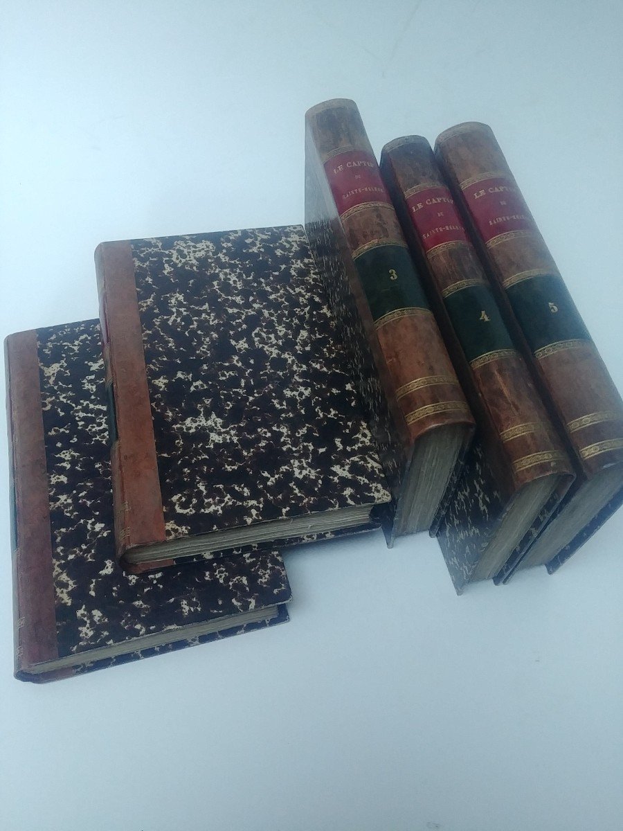Le Captif De Sainte-hélène 1821-1822 Empereur Napoléon Livres Anciens-photo-2