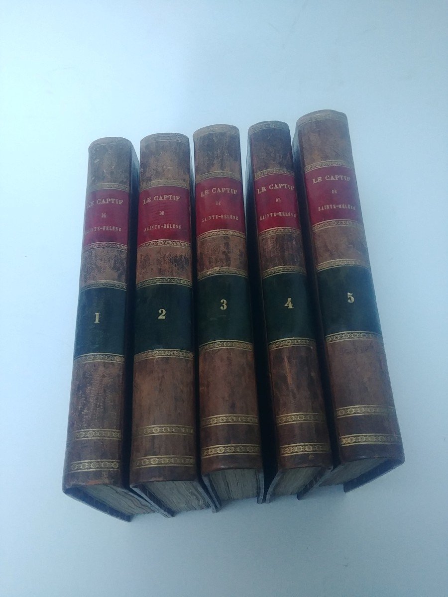 Le Captif De Sainte-hélène 1821-1822 Empereur Napoléon Livres Anciens