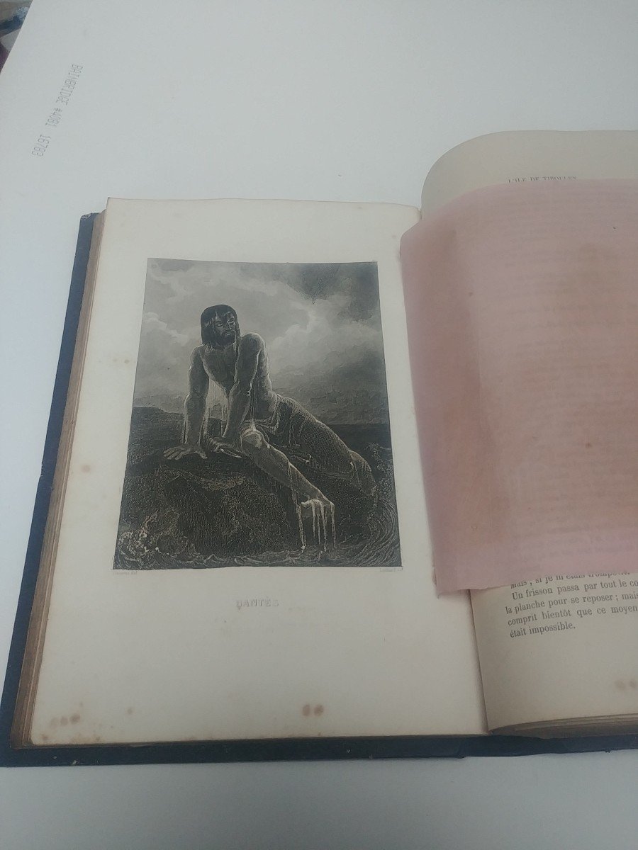 Le Comte De Monte-christo Dmb 1858 Livres Anciens-photo-3