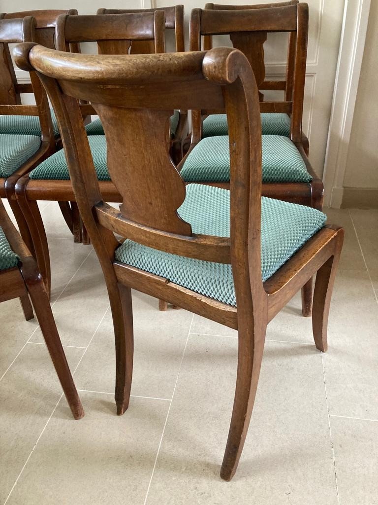 Series Of 8 Mahogany Restoration Period Chairs-photo-3