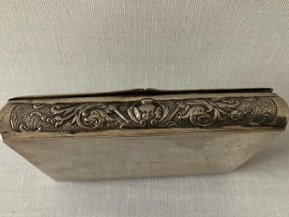 Silver Box Snuff Box Pill Box-photo-3