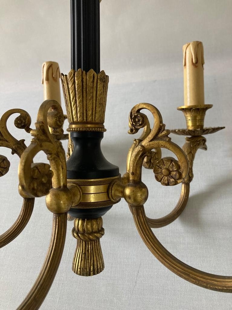 Bronze Empire Style Chandelier-photo-2