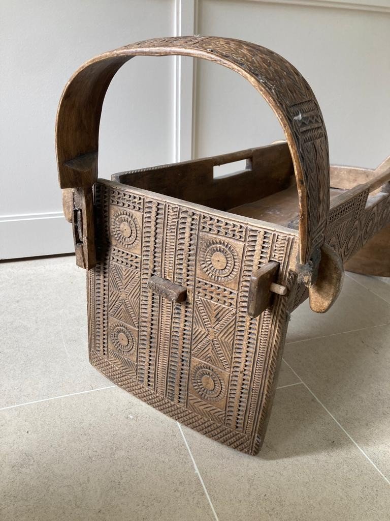 Cradle Folk Art Savoie Basque Country-photo-1