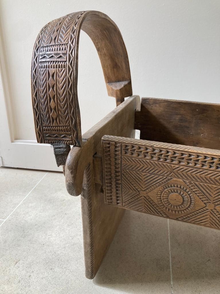 Cradle Folk Art Savoie Basque Country-photo-2