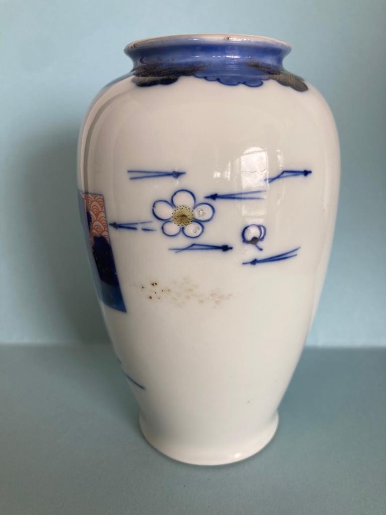 Japon Vase En Porcelaine-photo-3