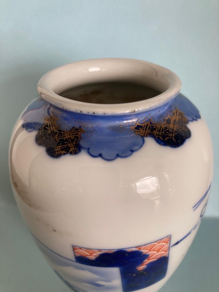 Japon Vase En Porcelaine-photo-4