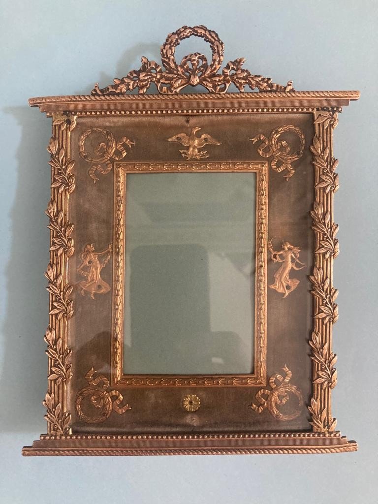 Cadre Style Empire Bronze Doré
