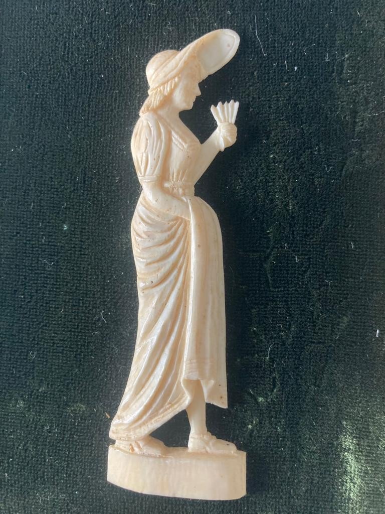 Pair Of Incredible And Wonderful Carved Ivory Miniatures-photo-3