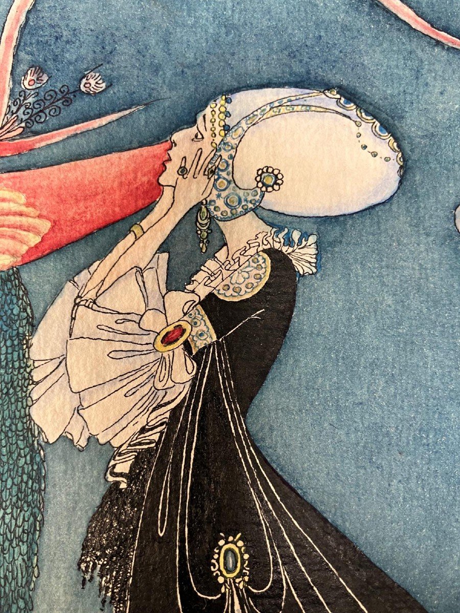 Watercolor After Kay Nielsen-photo-3