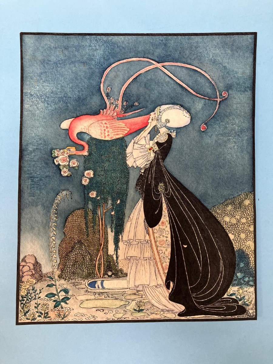 Watercolor After Kay Nielsen-photo-2