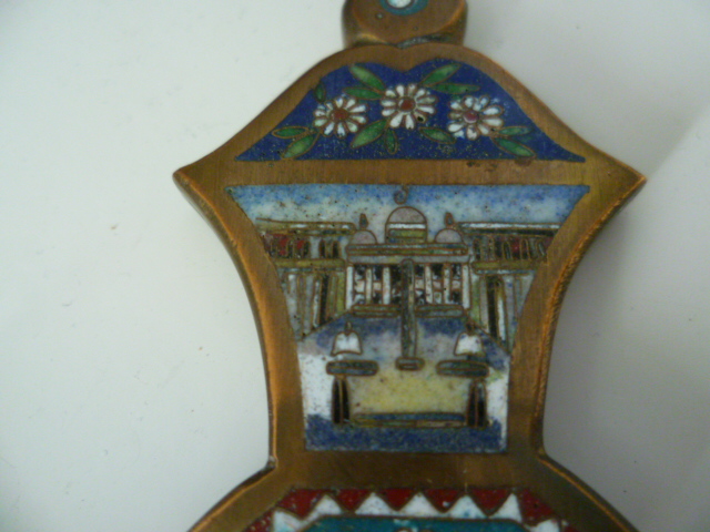 Crucifix Micro MosaÏque Monuments De Rome Epoque XIXe Siecle-photo-2