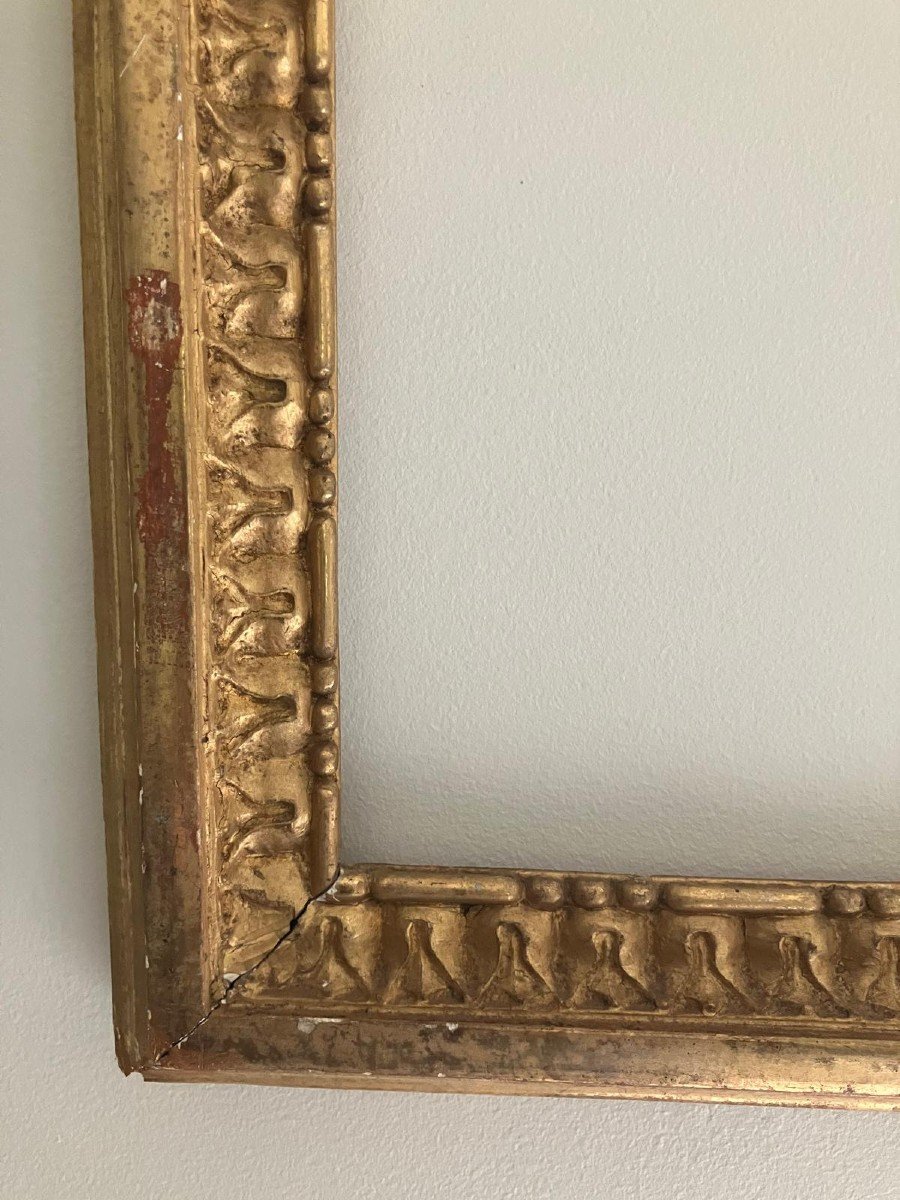 Louis XVI Gilded Wood Frame-photo-4