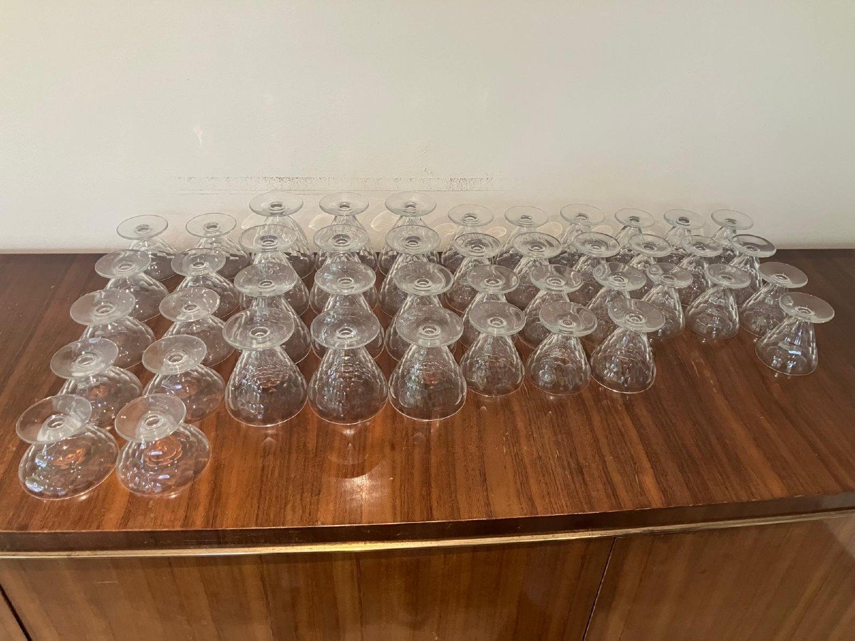 Service De Verres En Cristal De Baccara Modèle Brindisi