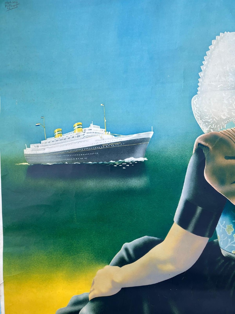 Affiche Holland America Line Alfons Dullaart-photo-2